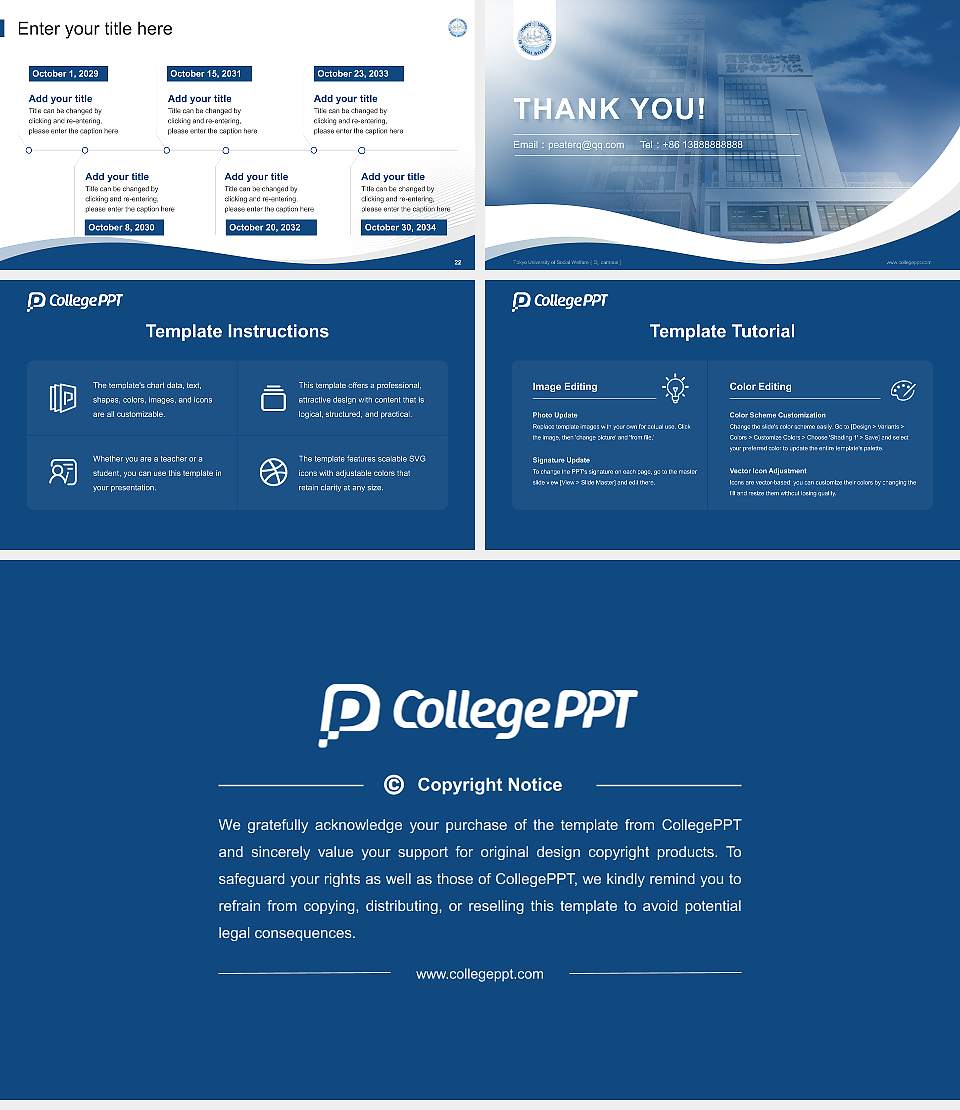 Tokyo University of Social Welfare（Oji campus） Lecture Sharing and Networking Event PPT Template16:9 ratio PPT effect preview image4