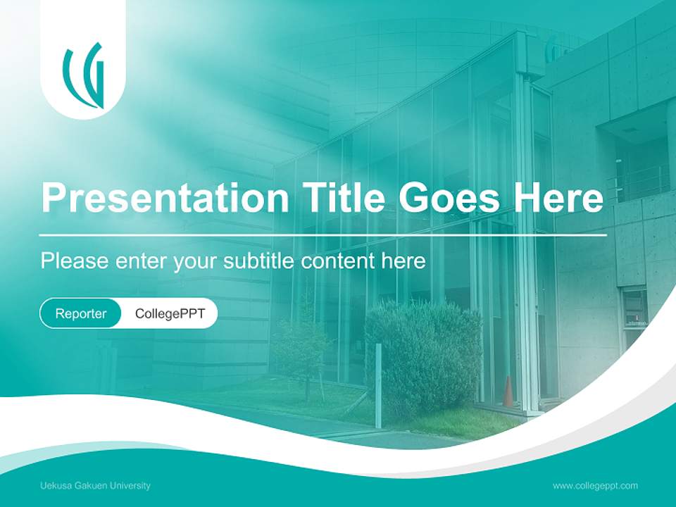 Uekusa Gakuen University Lecture Sharing and Networking Event PPT Template4:3 ratio PPT effect preview image4