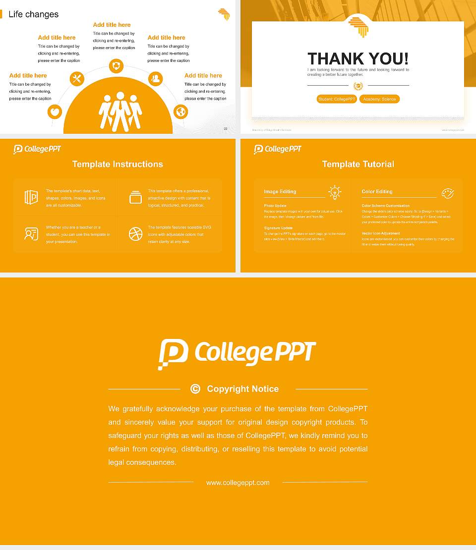 University of Tokyo Health Sciences National Scholarship Defense PPT Template16:9 ratio PPT effect preview image4