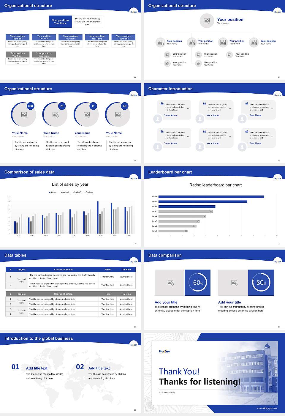 Ube Frontier University Academic Presentation/Research Findings Report PPT Template16:9 ratio PPT effect preview image4