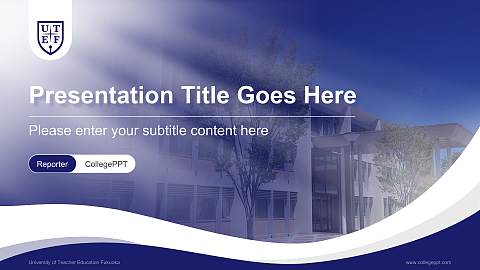 University of Teacher Education Fukuoka Lecture Sharing and Networking Event PPT Template