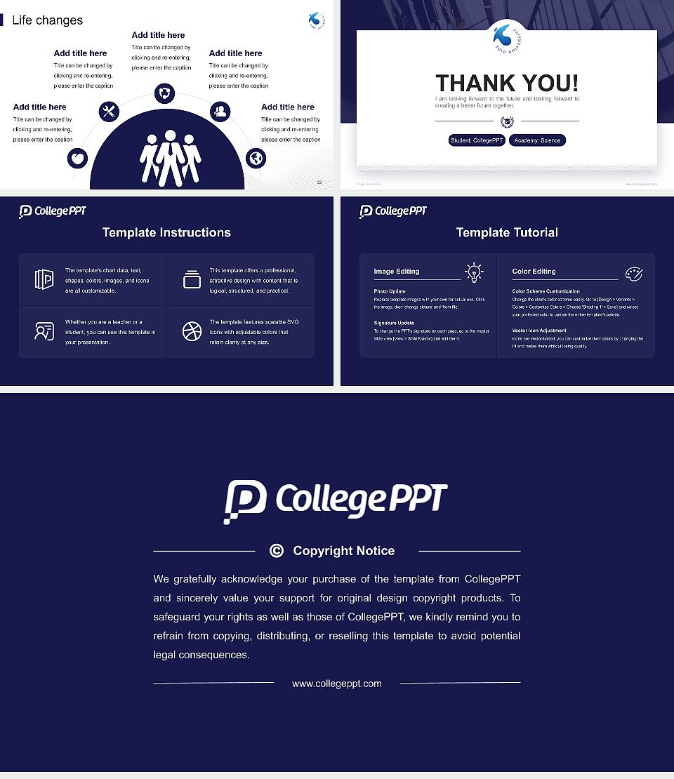 Toyo University National Scholarship Defense PPT Template16:9 ratio PPT effect preview image4