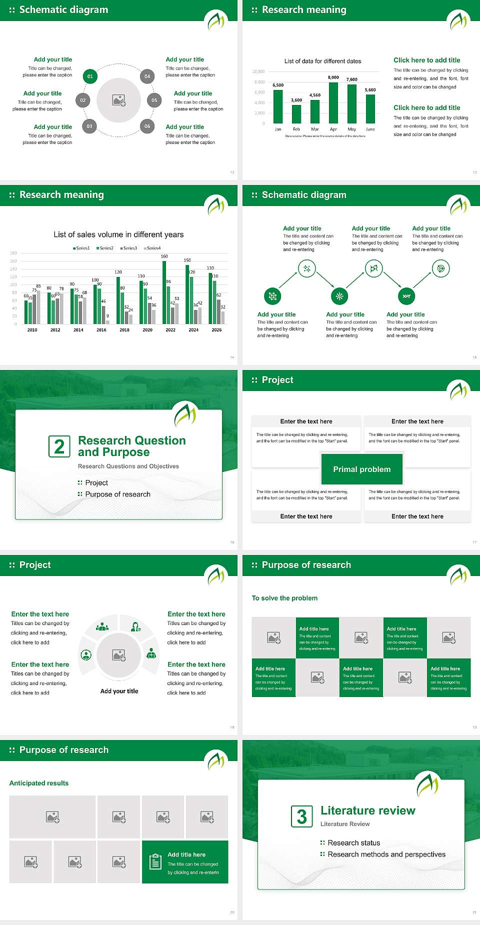 Tottori College of Nursing Graduation Thesis Defense PPT Template4:3 ratio PPT effect preview image3