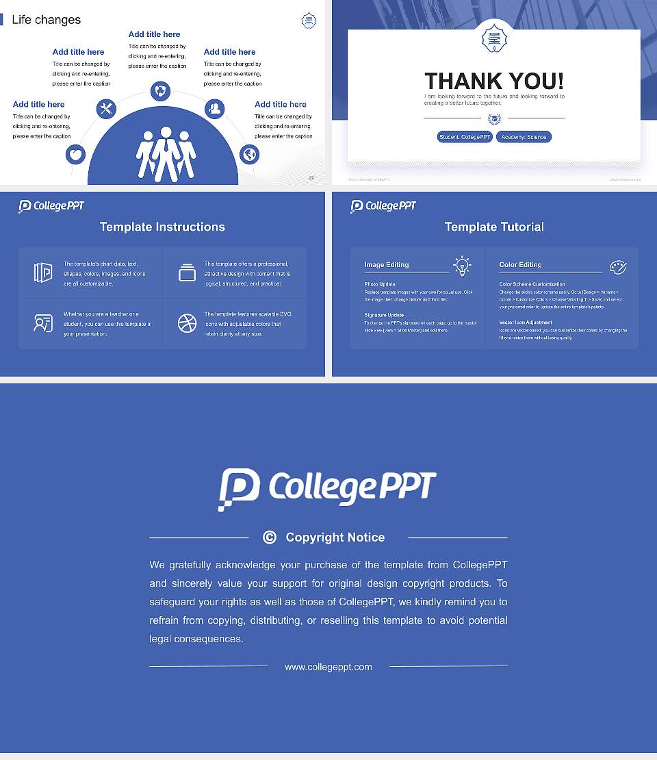 Tokyo University of the Arts National Scholarship Defense PPT Template16:9 ratio PPT effect preview image4