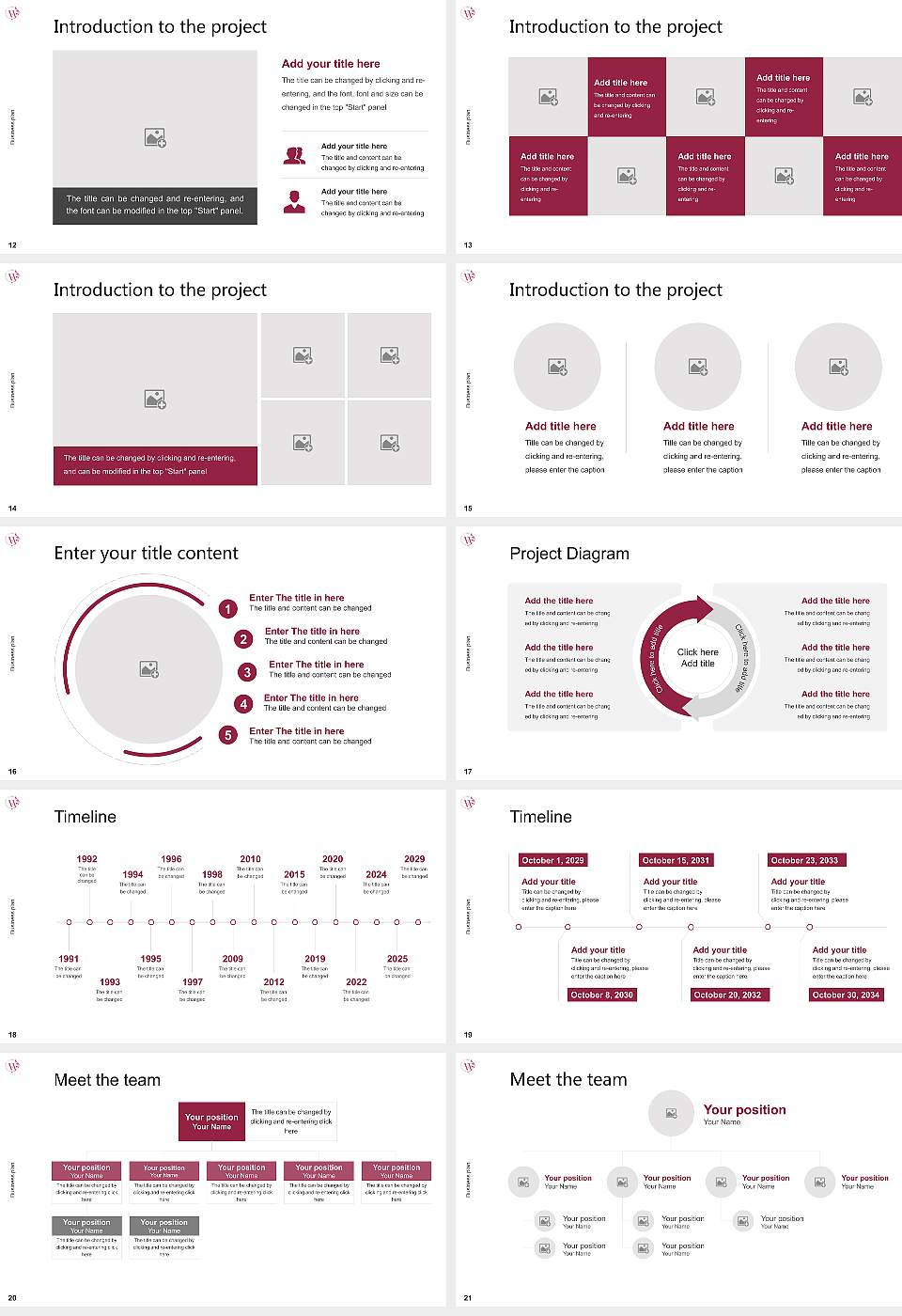 Wayo Women’s University Competition/Entrepreneurship Contest PPT Template16:9 ratio PPT effect preview image3