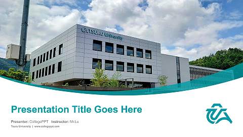 Tsuru University Course/Courseware Creation PPT Template