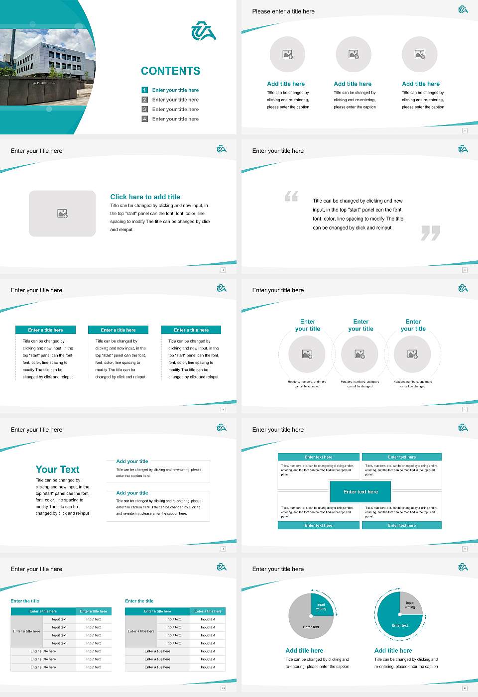 Tsuru University Course/Courseware Creation PPT Template16:9 ratio PPT effect preview image2