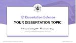 Tokyo Women’s College of Physical Education Graduation Thesis Defense PPT Template