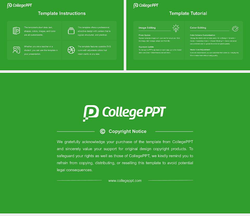 Tottori University of Environmental Studies Academic Presentation/Research Findings Report PPT Template16:9 ratio PPT effect preview image5