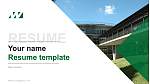Wako University Resume Templat PPT