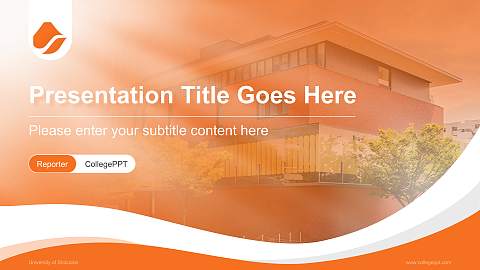 University of Shizuoka Lecture Sharing and Networking Event PPT Template