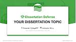 Tottori University of Environmental Studies Disputation Powerpoint Vorlage