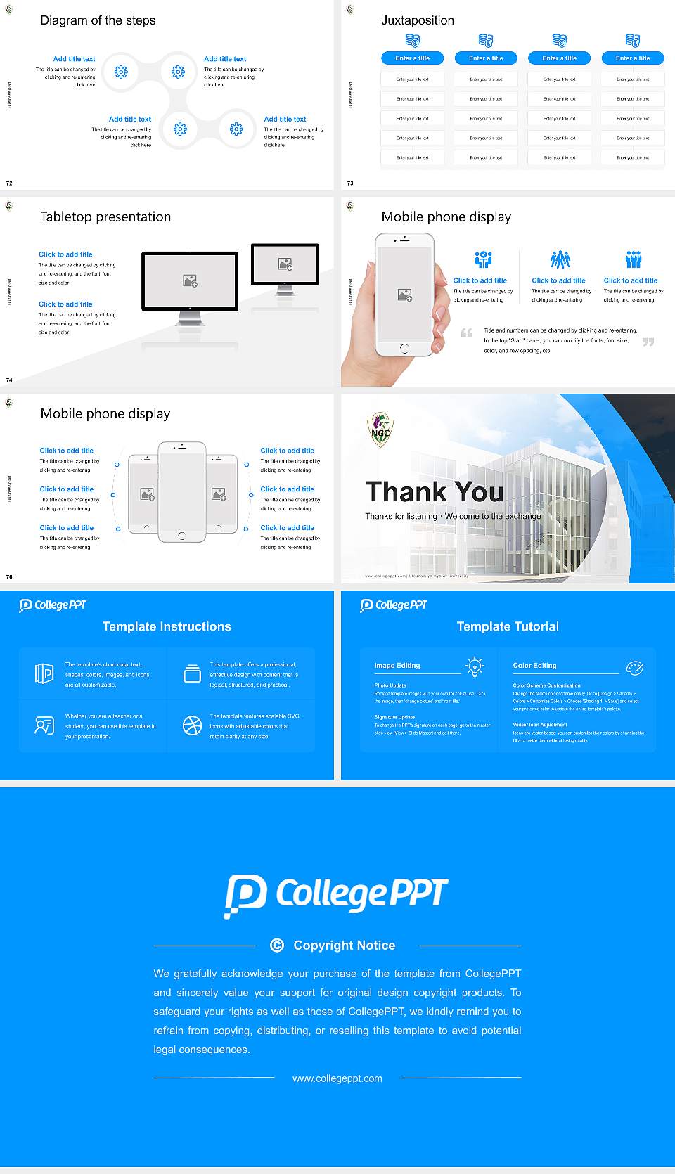 Utsunomiya Kyowa University Competition/Entrepreneurship Contest PPT Template16:9 ratio PPT effect preview image9