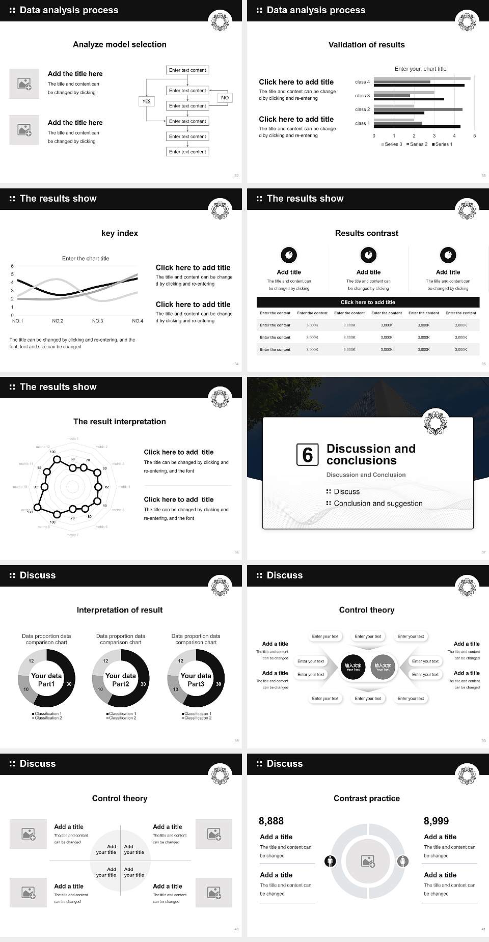 Ueno Gakuen University Graduation Thesis Defense PPT Template4:3 ratio PPT effect preview image5