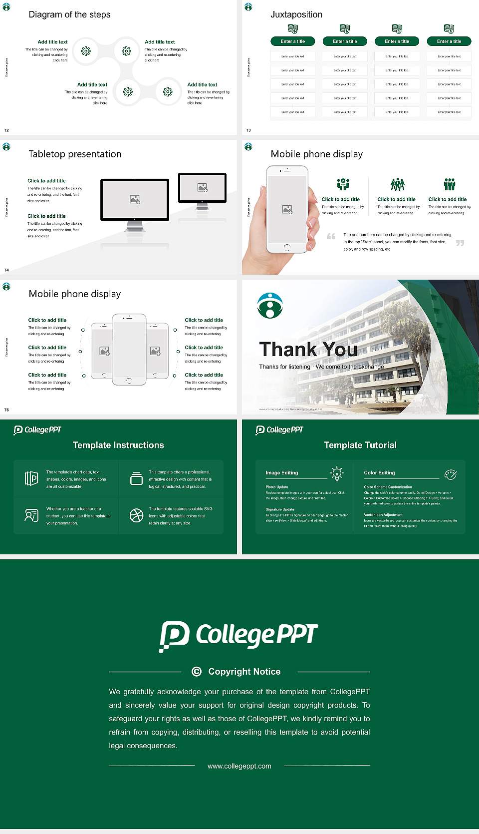 University of Miyazaki Competition/Entrepreneurship Contest PPT Template16:9 ratio PPT effect preview image9
