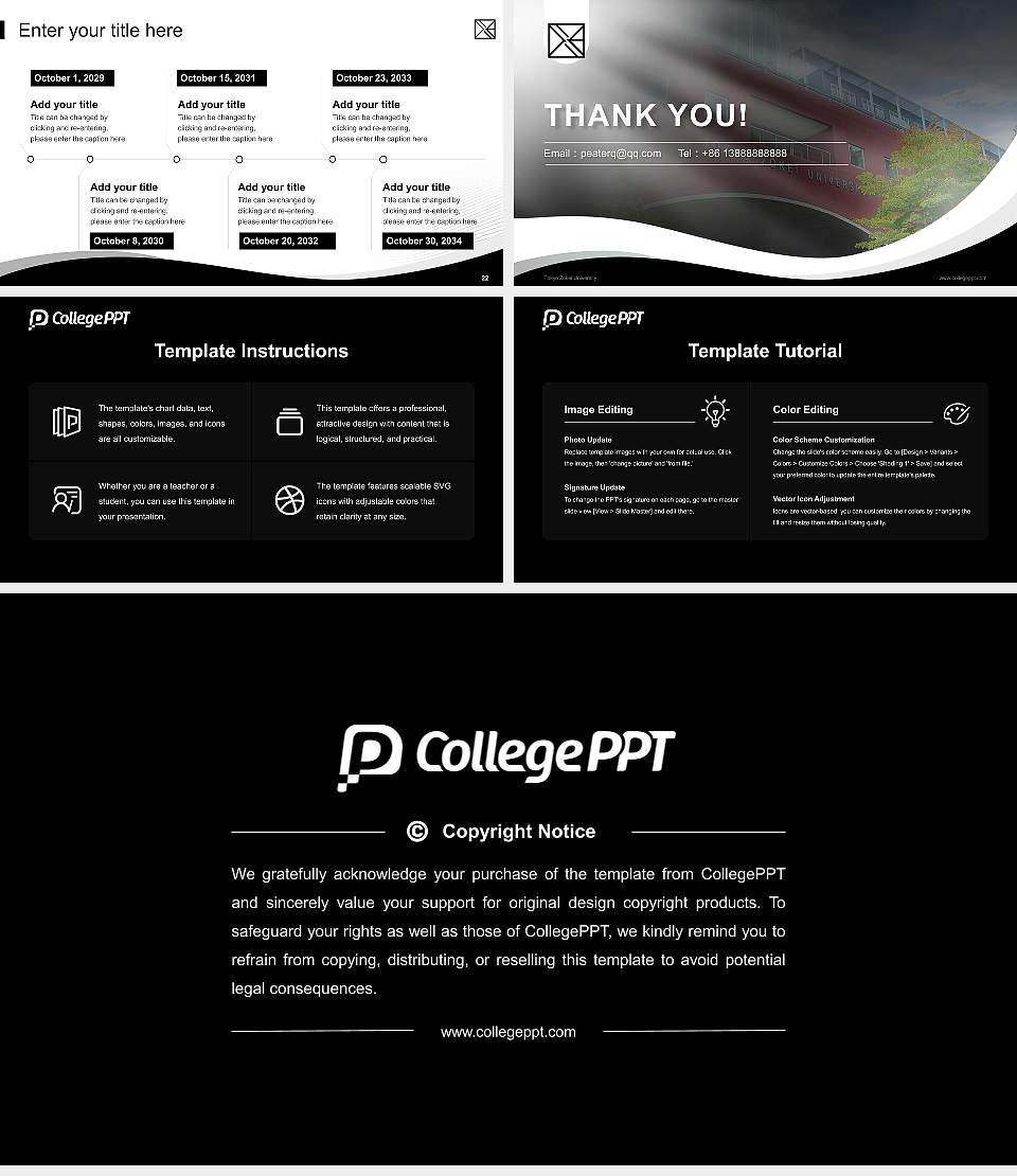 Tokyo Zokei University Lecture Sharing and Networking Event PPT Template16:9 ratio PPT effect preview image4