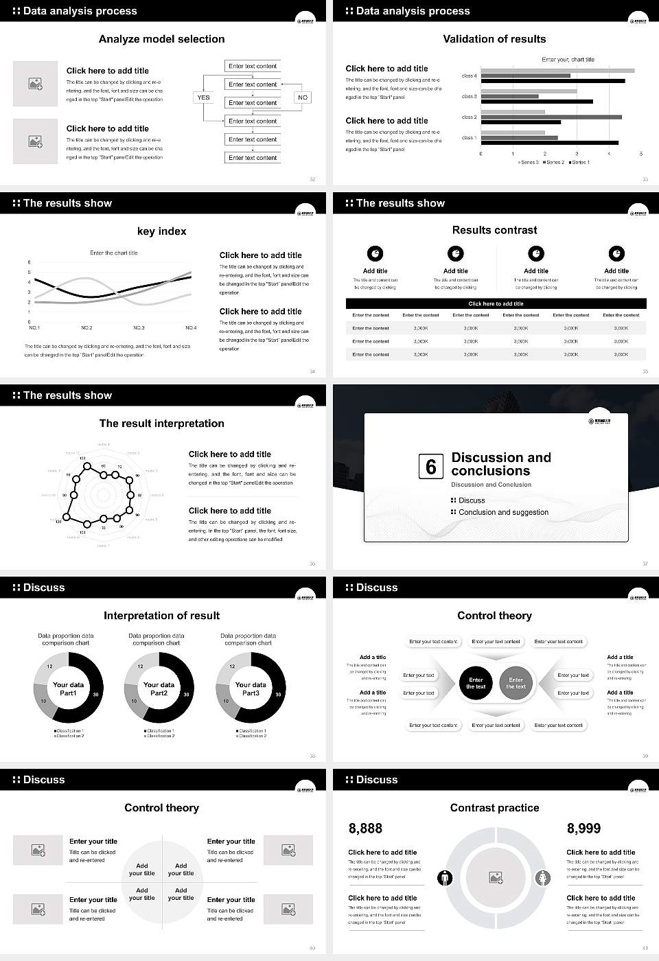 Tokyo Online University Graduation Thesis Defense PPT Template16:9 ratio PPT effect preview image5