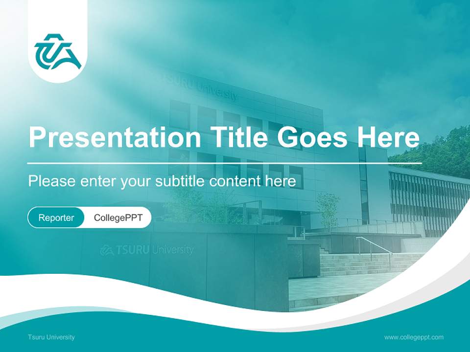 Tsuru University Lecture Sharing and Networking Event PPT Template4:3 ratio PPT effect preview image4