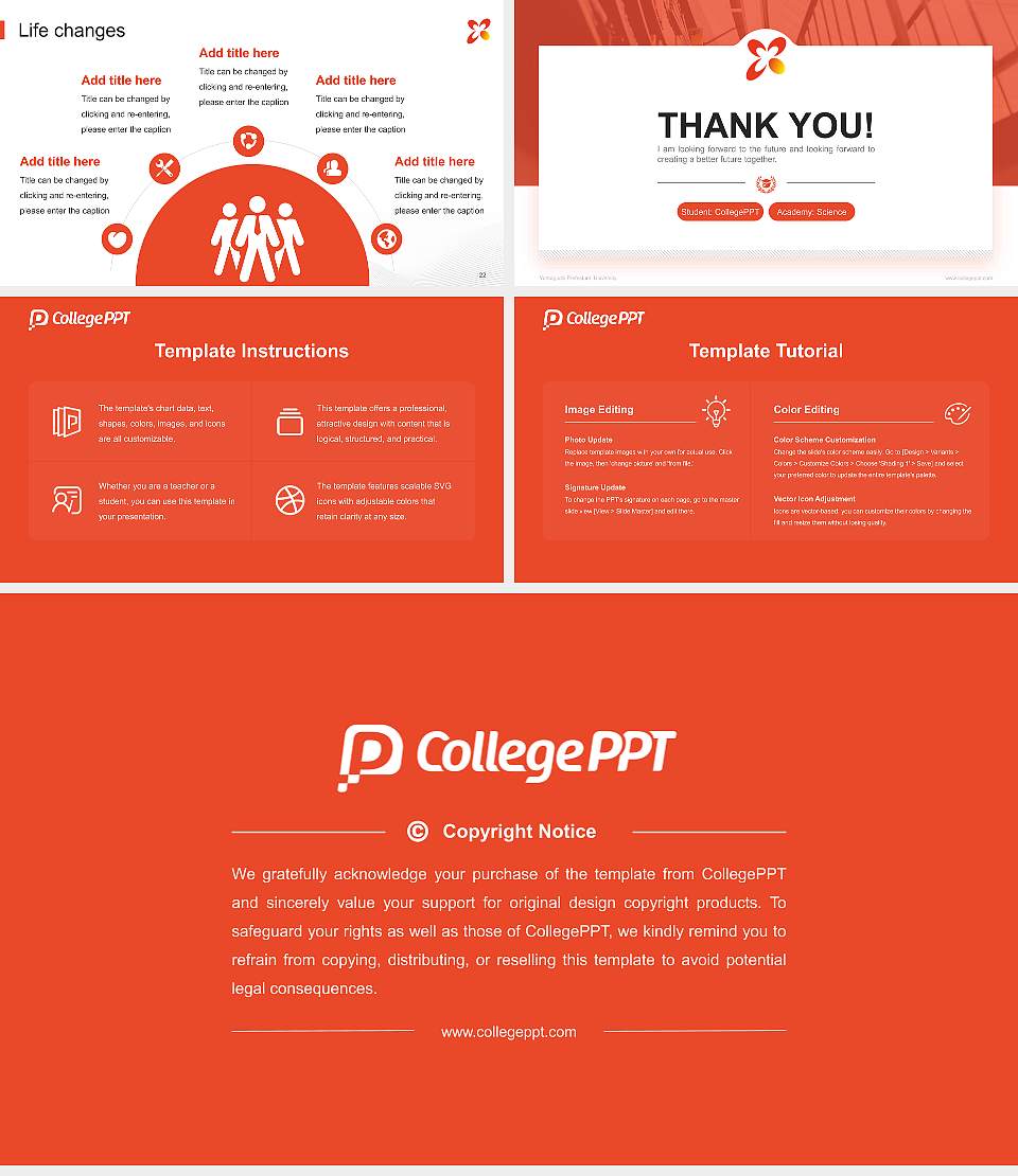 Yamaguchi Prefectural University National Scholarship Defense PPT Template16:9 ratio PPT effect preview image4