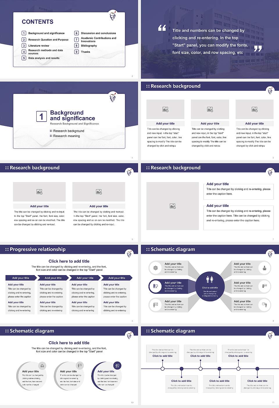 Tokyo University of Information Sciences Graduation Thesis Defense PPT Template16:9 ratio PPT effect preview image2
