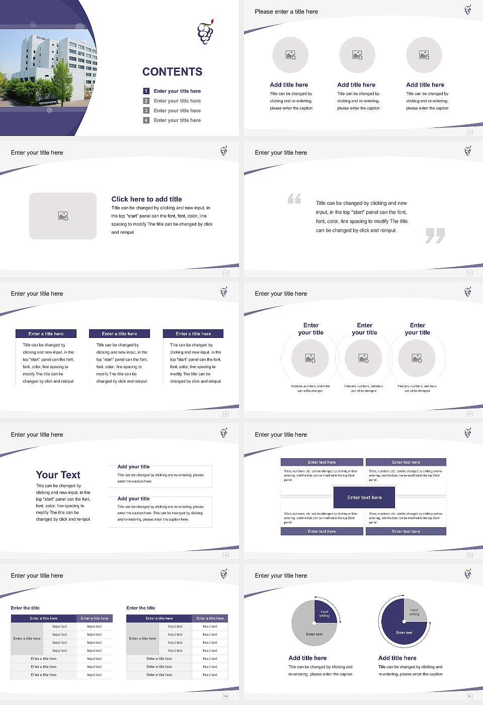 Tokyo University of Information Sciences Course/Courseware Creation PPT Template16:9 ratio PPT effect preview image2