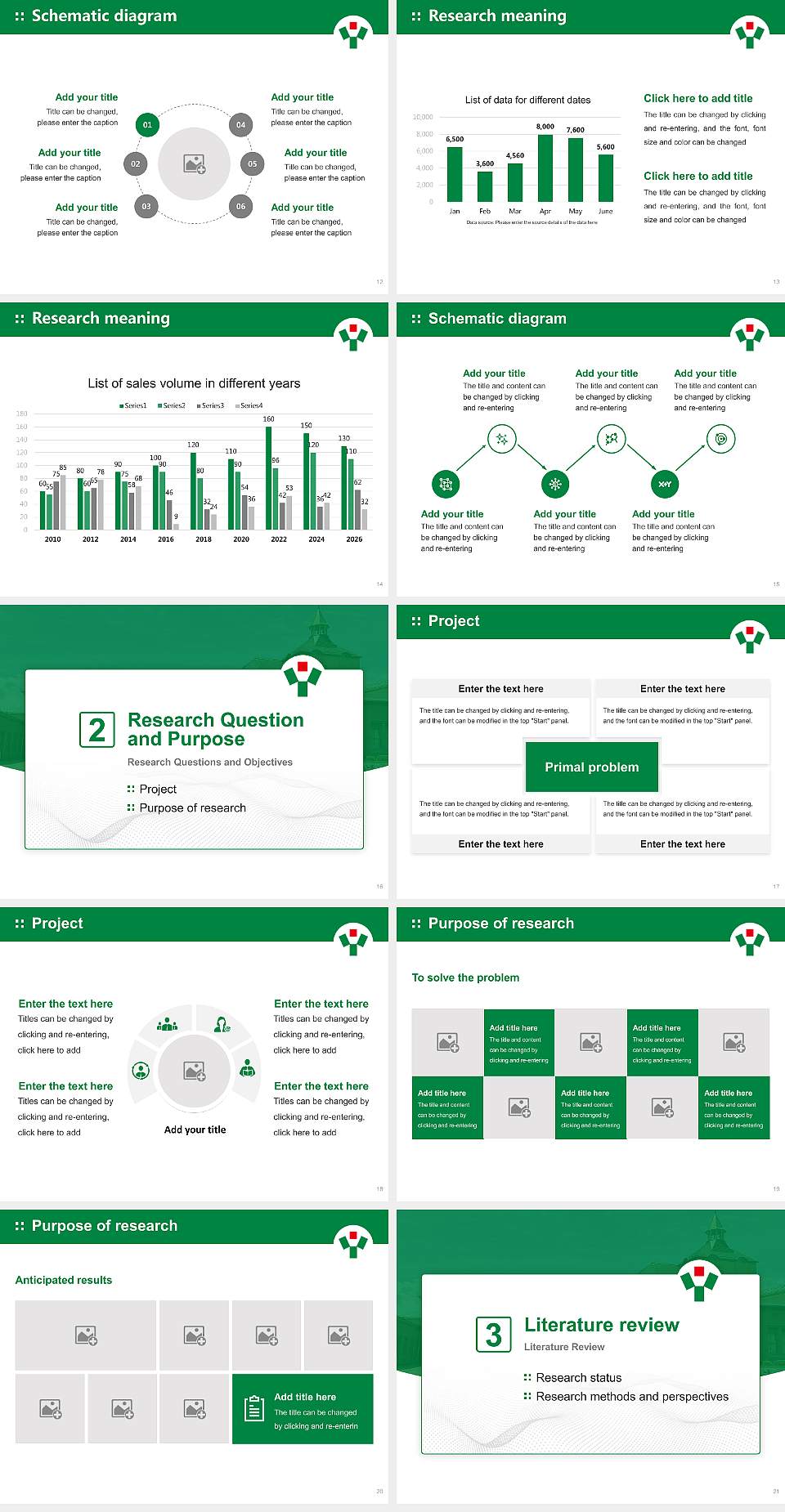 Yamagata Prefectural University of Health Sciences Graduation Thesis Defense PPT Template4:3 ratio PPT effect preview image3