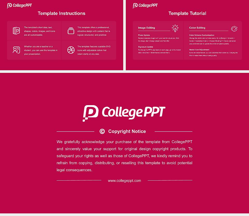 Yamaguchi Gakugei University Academic Presentation/Research Findings Report PPT Template16:9 ratio PPT effect preview image5
