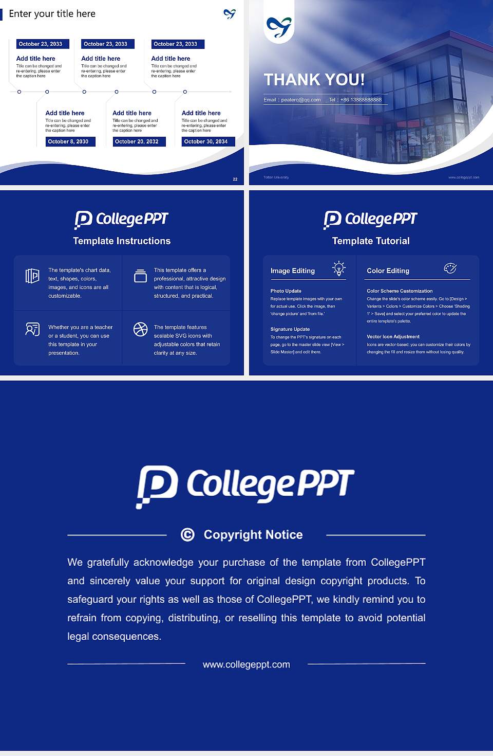 Tottori University Lecture Sharing and Networking Event PPT Template4:3 ratio PPT effect preview image4