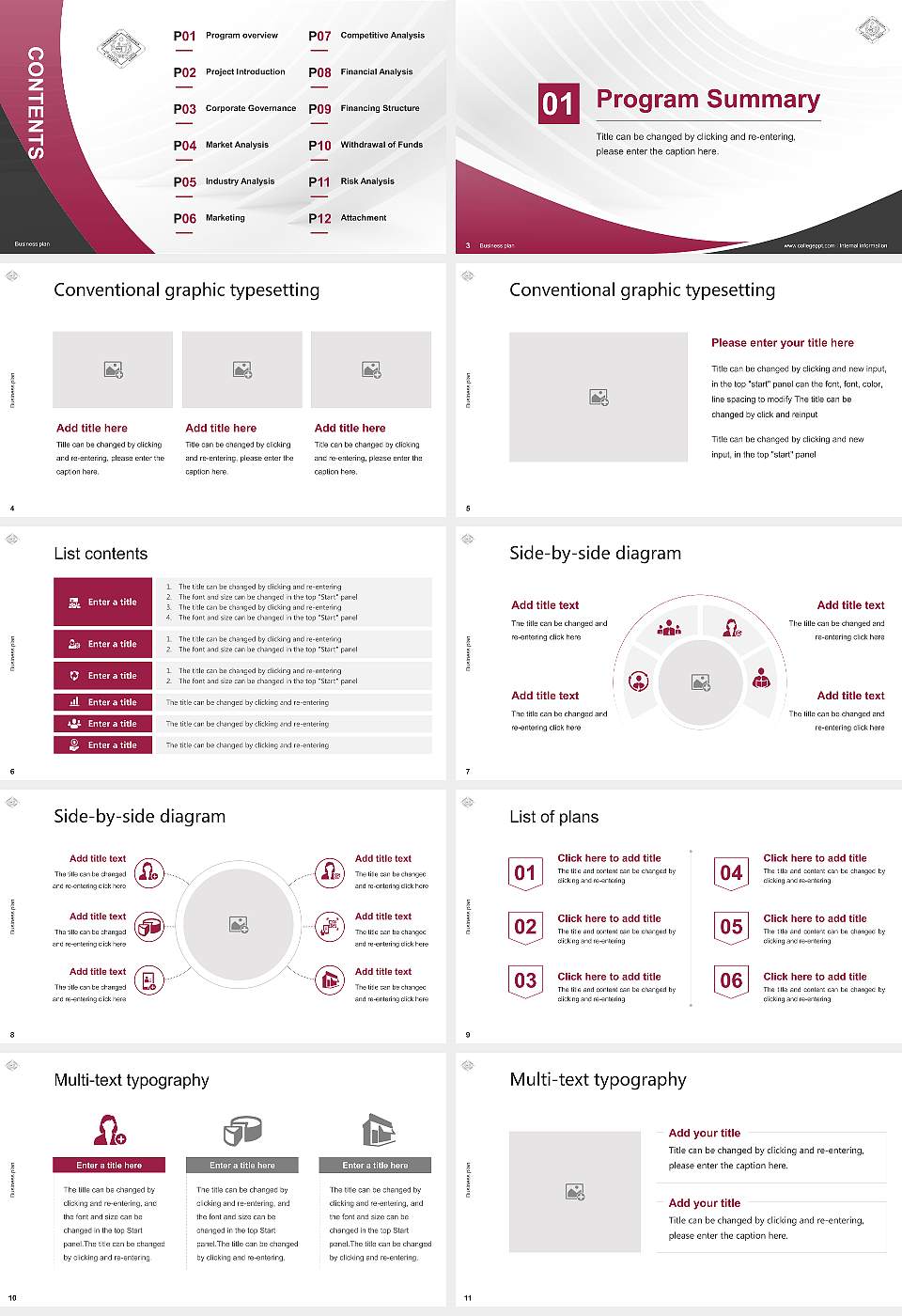University of The Sacred Heart, Tokyo Competition/Entrepreneurship Contest PPT Template16:9 ratio PPT effect preview image2