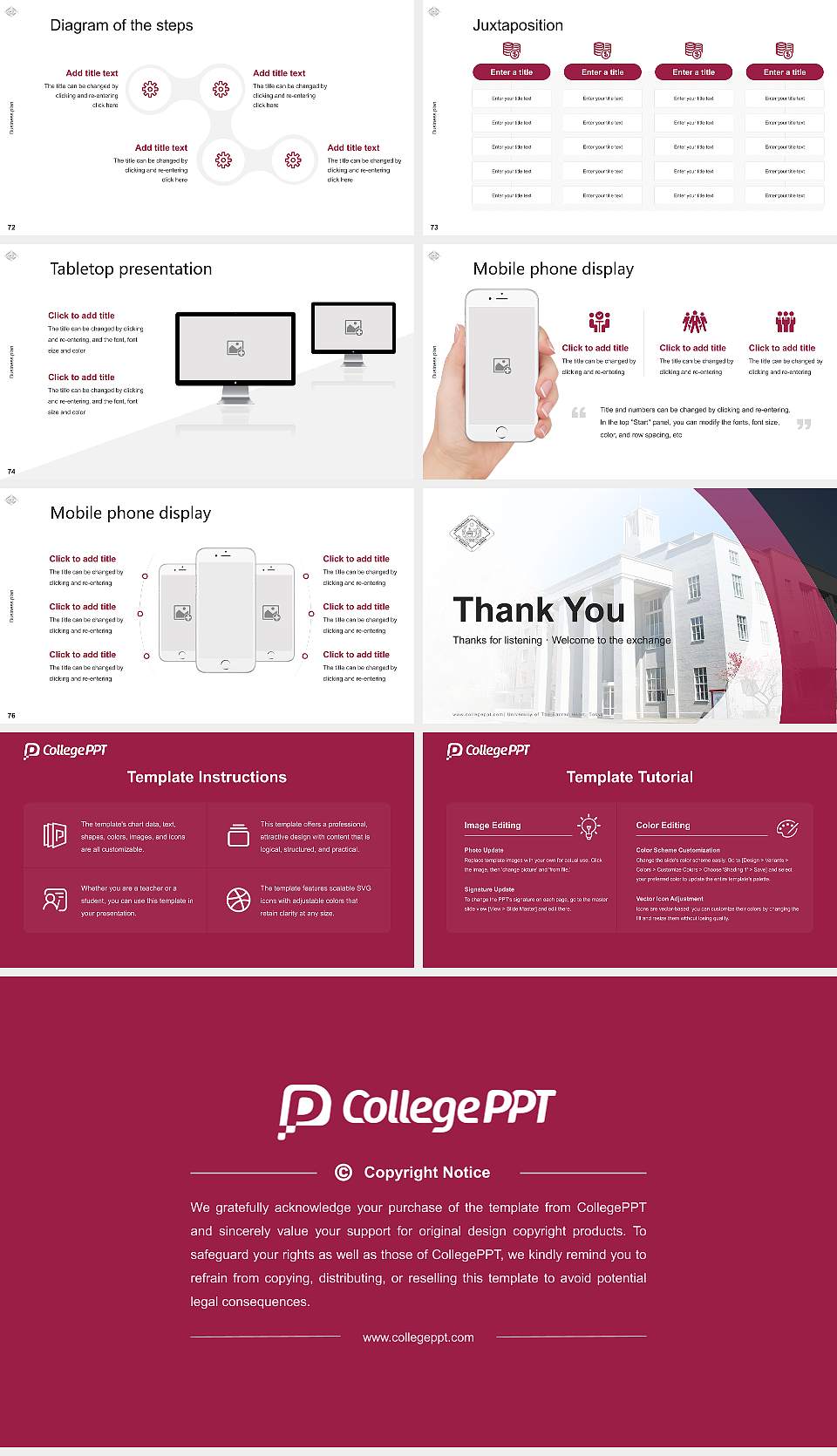 University of The Sacred Heart, Tokyo Competition/Entrepreneurship Contest PPT Template16:9 ratio PPT effect preview image9