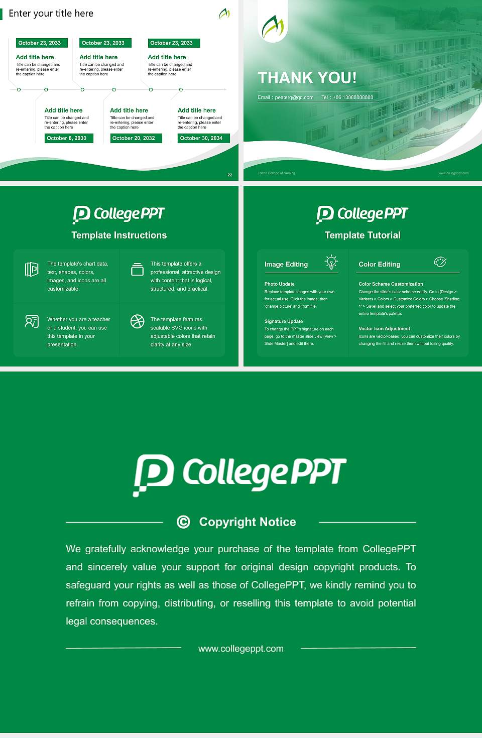 Tottori College of Nursing Lecture Sharing and Networking Event PPT Template4:3 ratio PPT effect preview image4