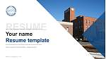 Tokyo University of Social Welfare（Isesaki campus） Resume PPT Template