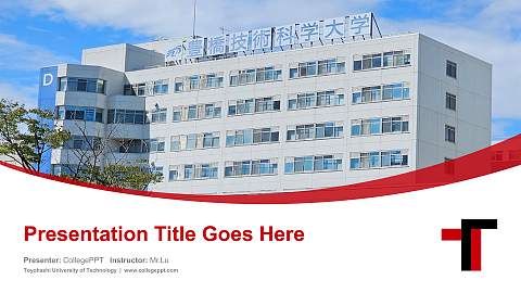 Toyohashi University of Technology Course/Courseware Creation PPT Template