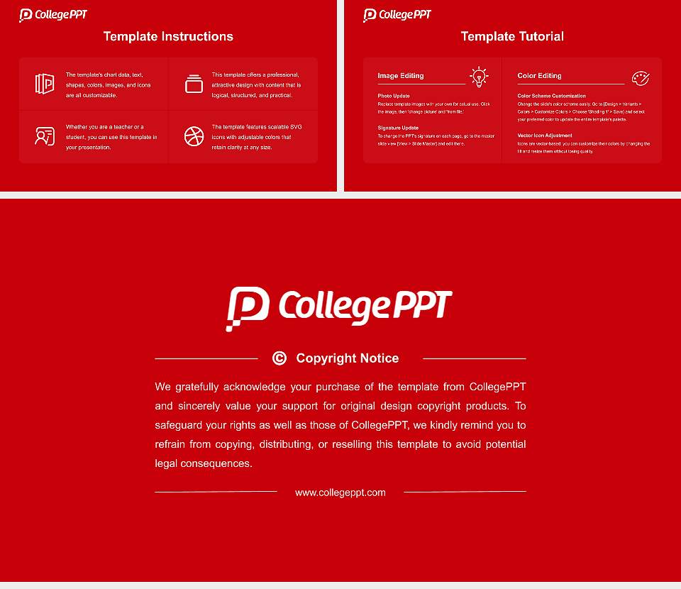 Toyohashi University of Technology Course/Courseware Creation PPT Template16:9 ratio PPT effect preview image5