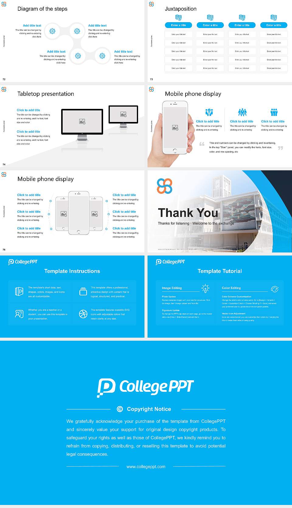 University of Nagasaki Competition/Entrepreneurship Contest PPT Template16:9 ratio PPT effect preview image9