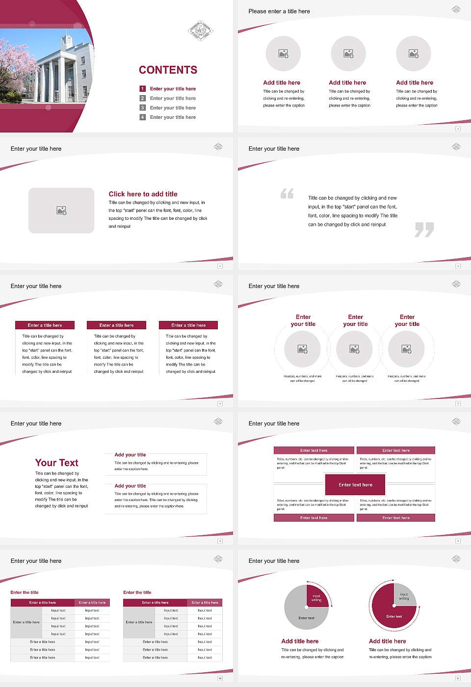 University of The Sacred Heart, Tokyo Course/Courseware Creation PPT Template16:9 ratio PPT effect preview image2