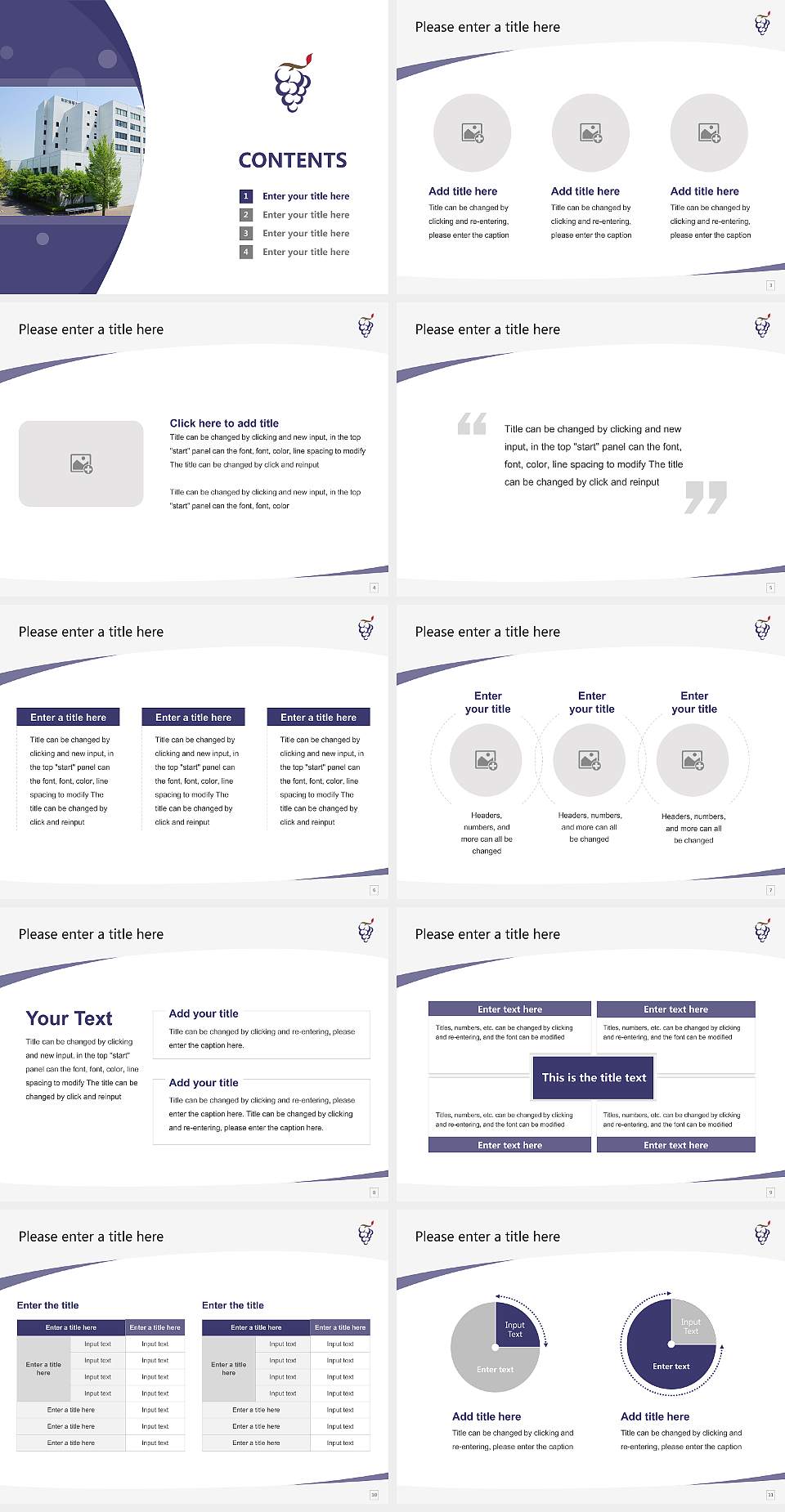 Tokyo University of Information Sciences Course/Courseware Creation PPT Template4:3 ratio PPT effect preview image2