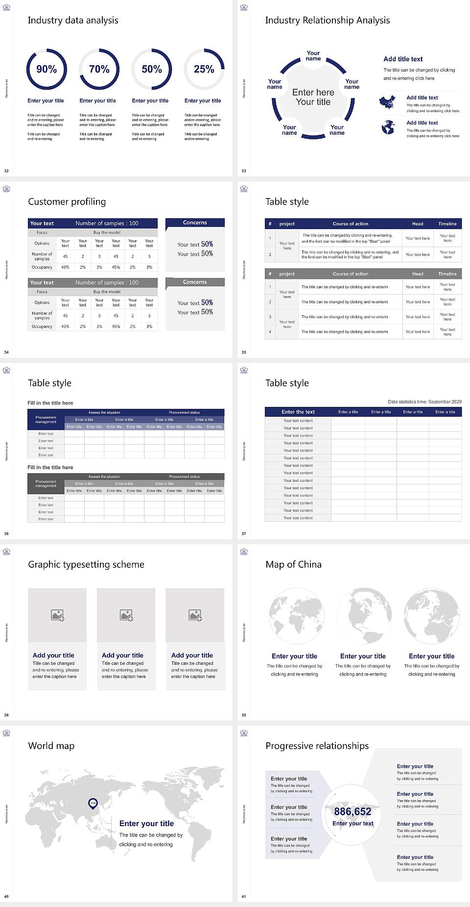 Tsukuba International University Competition/Entrepreneurship Contest PPT Template4:3 ratio PPT effect preview image5