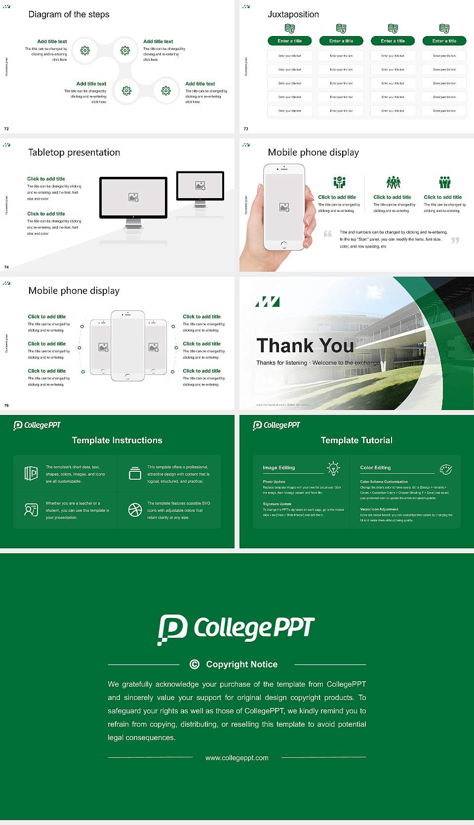 Wako University Competition/Entrepreneurship Contest PPT Template16:9 ratio PPT effect preview image9