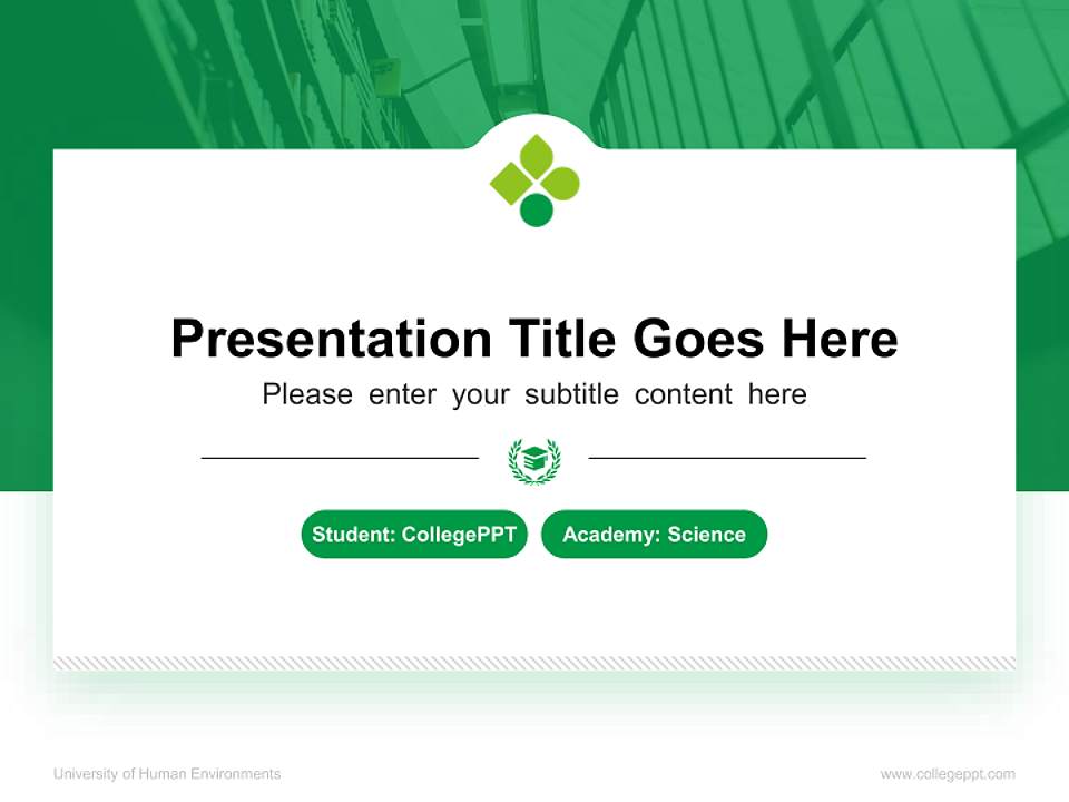 University of Human Environments National Scholarship Defense PPT Template4:3 ratio PPT effect preview image4