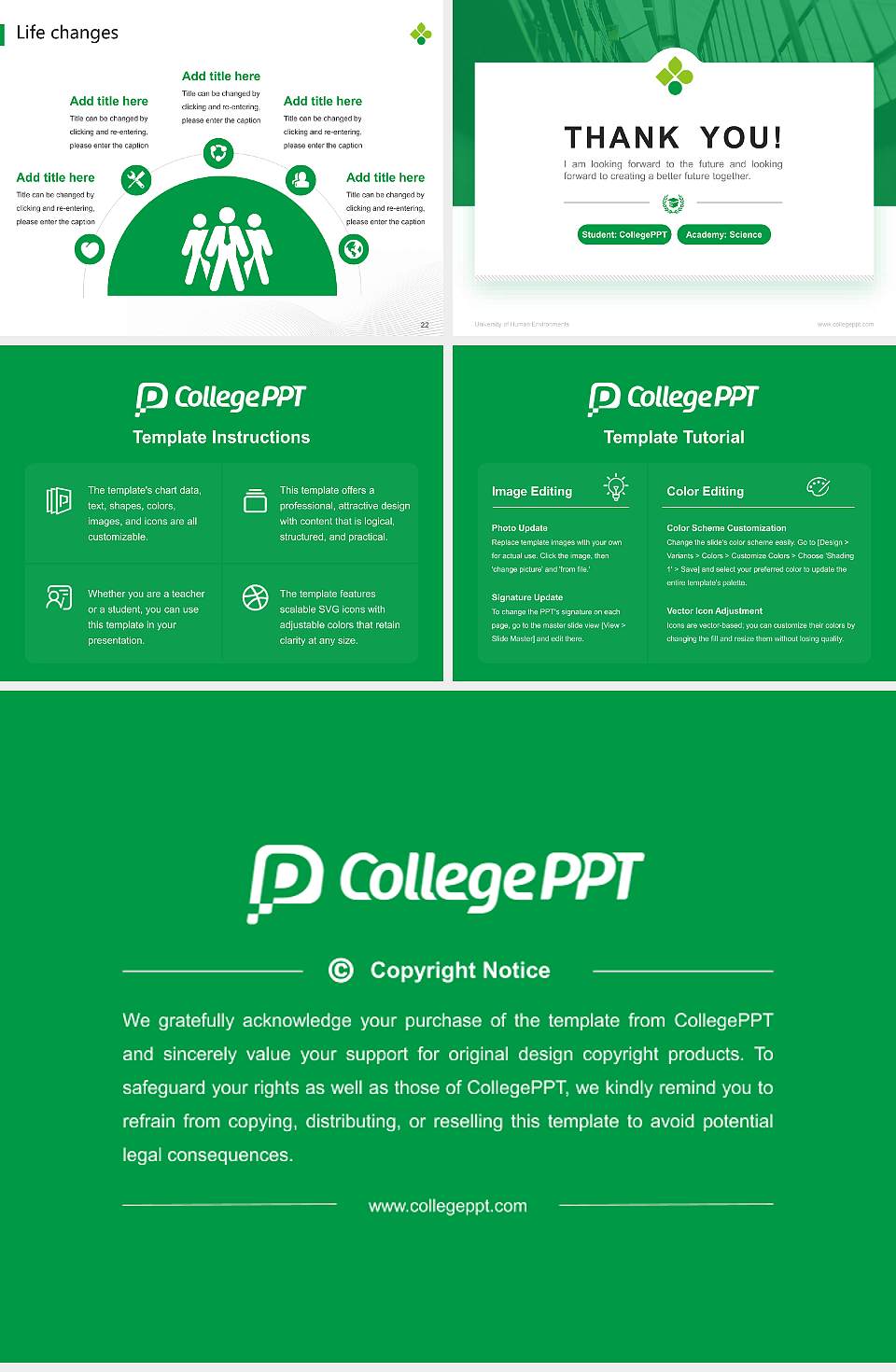 University of Human Environments National Scholarship Defense PPT Template4:3 ratio PPT effect preview image4