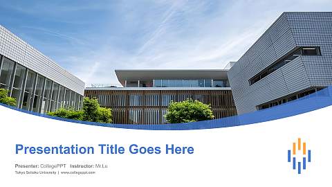 Tokyo Seitoku University Course/Courseware Creation PPT Template