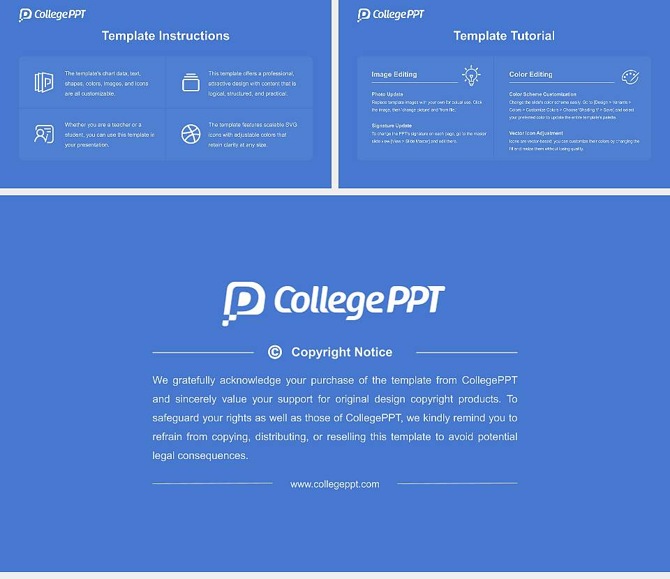Tokyo Seitoku University Course/Courseware Creation PPT Template16:9 ratio PPT effect preview image5