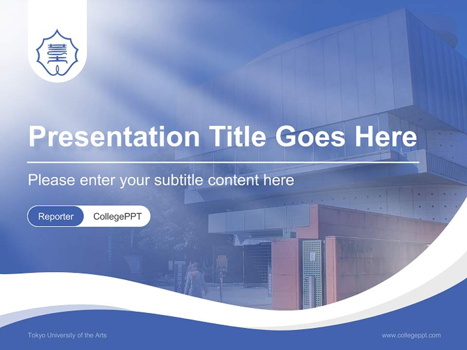 Tokyo University of the Arts Lecture Sharing and Networking Event PPT Template4:3 ratio PPT effect preview image4