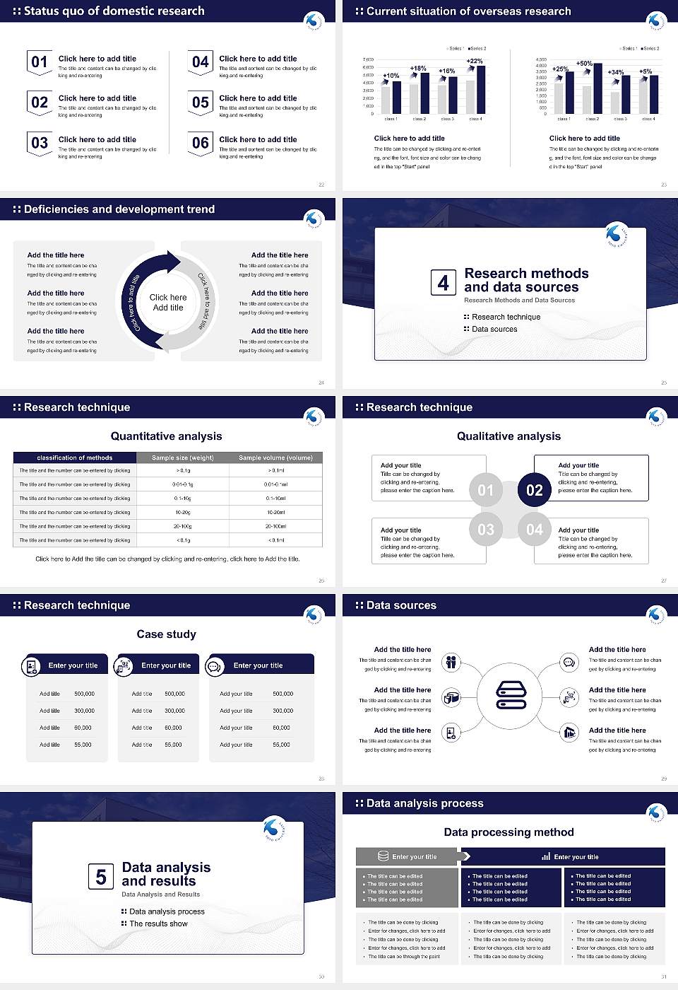 Toyo University Graduation Thesis Defense PPT Template16:9 ratio PPT effect preview image4