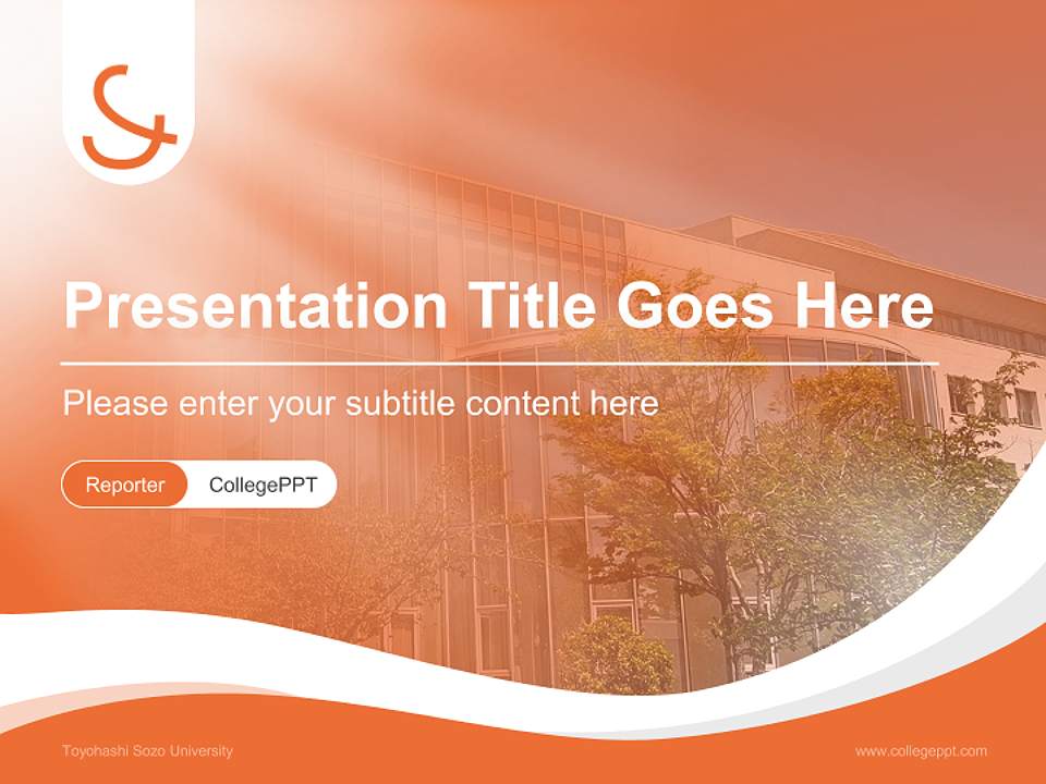 Toyohashi Sozo University Lecture Sharing and Networking Event PPT Template4:3 ratio PPT effect preview image4