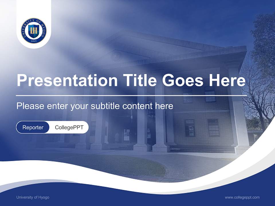 University of Hyogo Lecture Sharing and Networking Event PPT Template4:3 ratio PPT effect preview image4