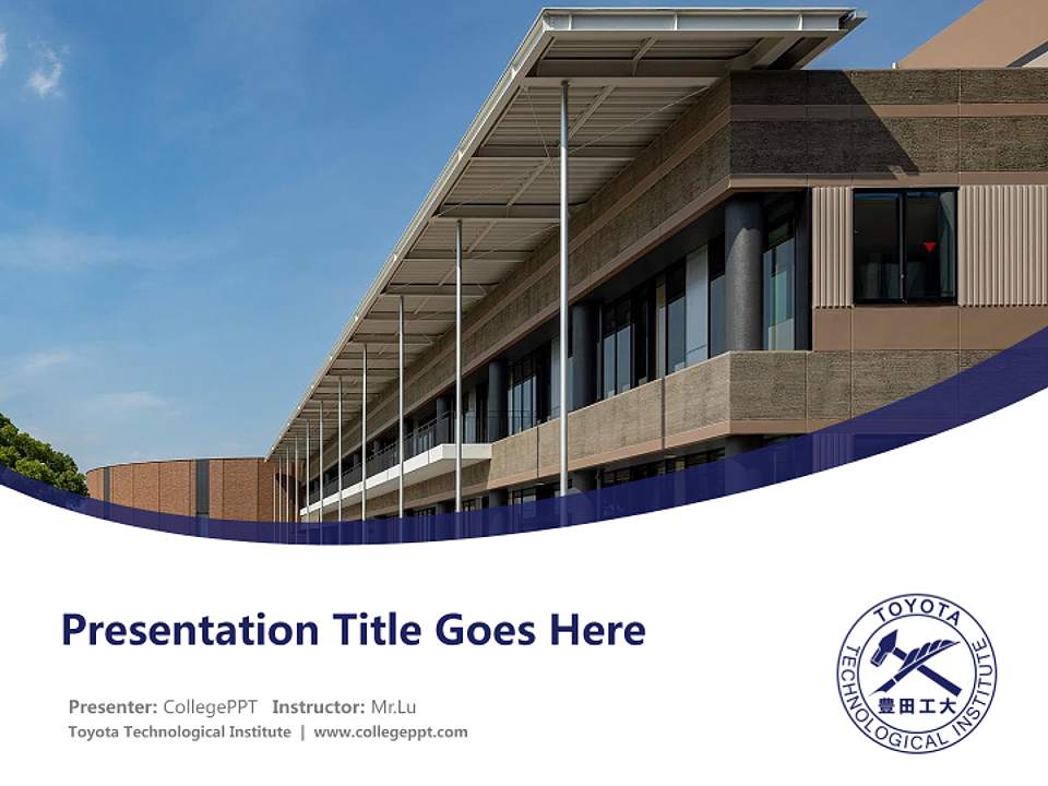 Toyota Technological Institute Course/Courseware Creation PPT Template4:3 ratio PPT effect preview image5