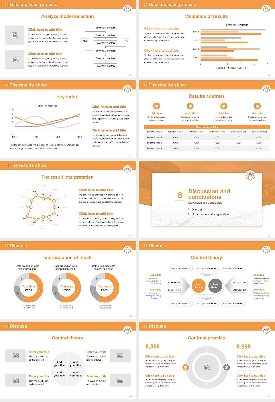 Tsurumi University Graduation Thesis Defense PPT Template16:9 ratio PPT effect preview image5