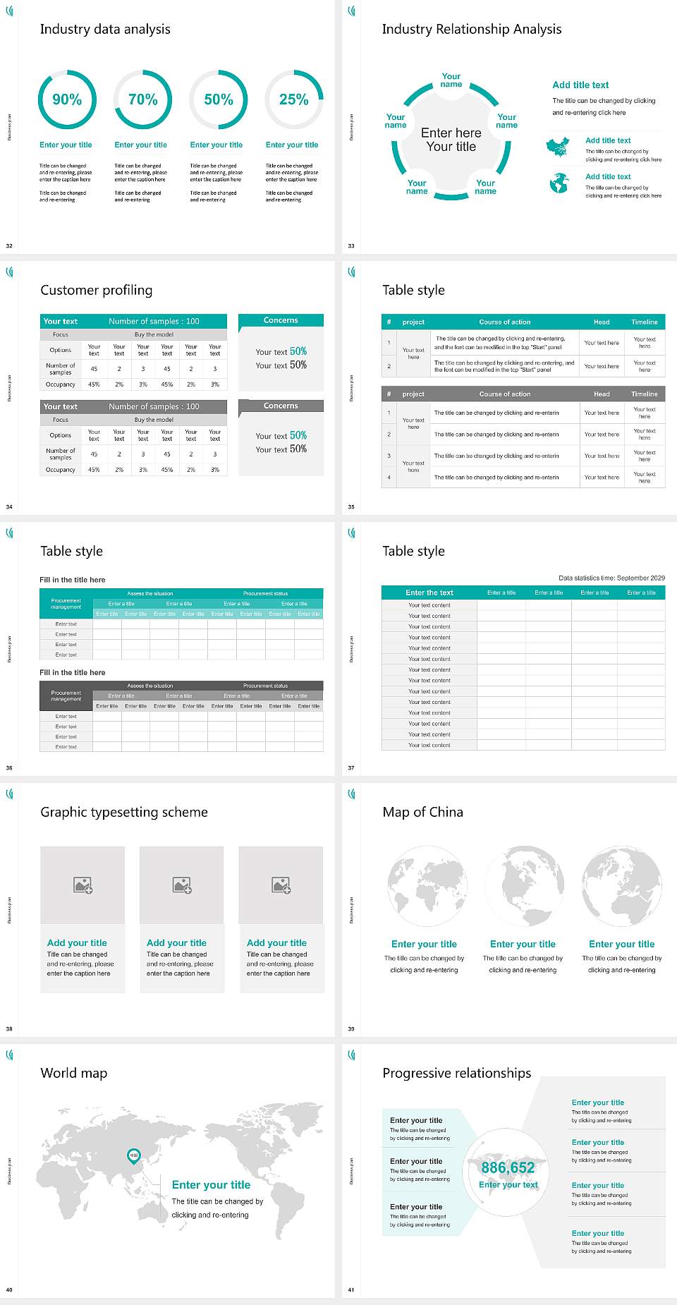 Uekusa Gakuen University Competition/Entrepreneurship Contest PPT Template4:3 ratio PPT effect preview image5